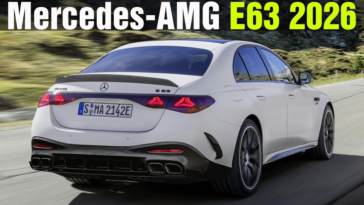 2026-2027 New Mercedes-Benz E63 AMG (800 hp) - First Look!