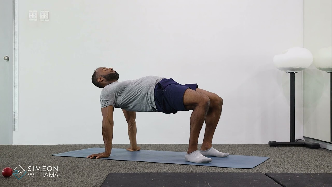 How to do the crab pose for mobility exercise