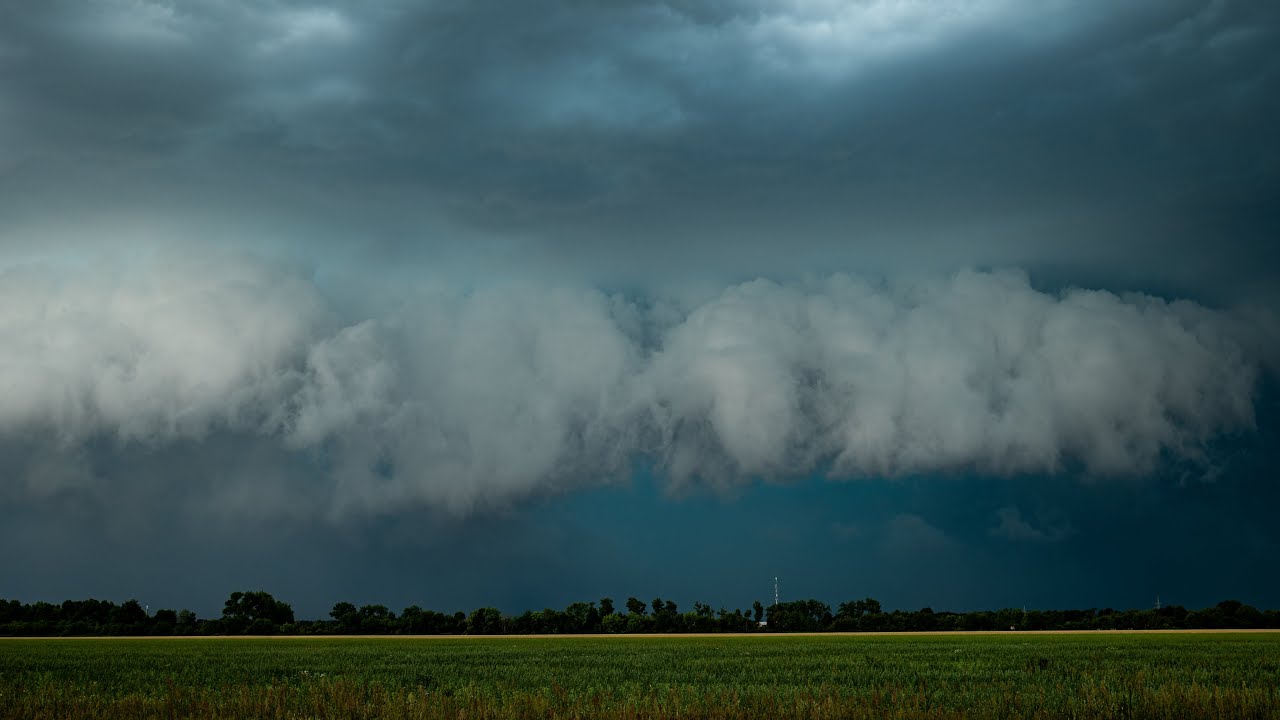 UNWETTER mit DOWNBURST |  STURMBÖEN und HAGEL bei Wolfsburg 26.06.2025