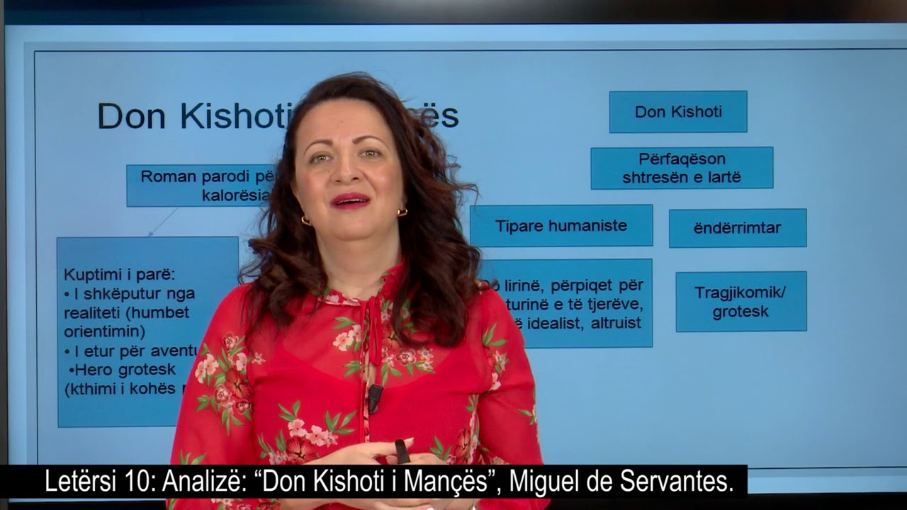 Letersi 10 Analize Don Kishoti i Mançes, Miguel de Servantes