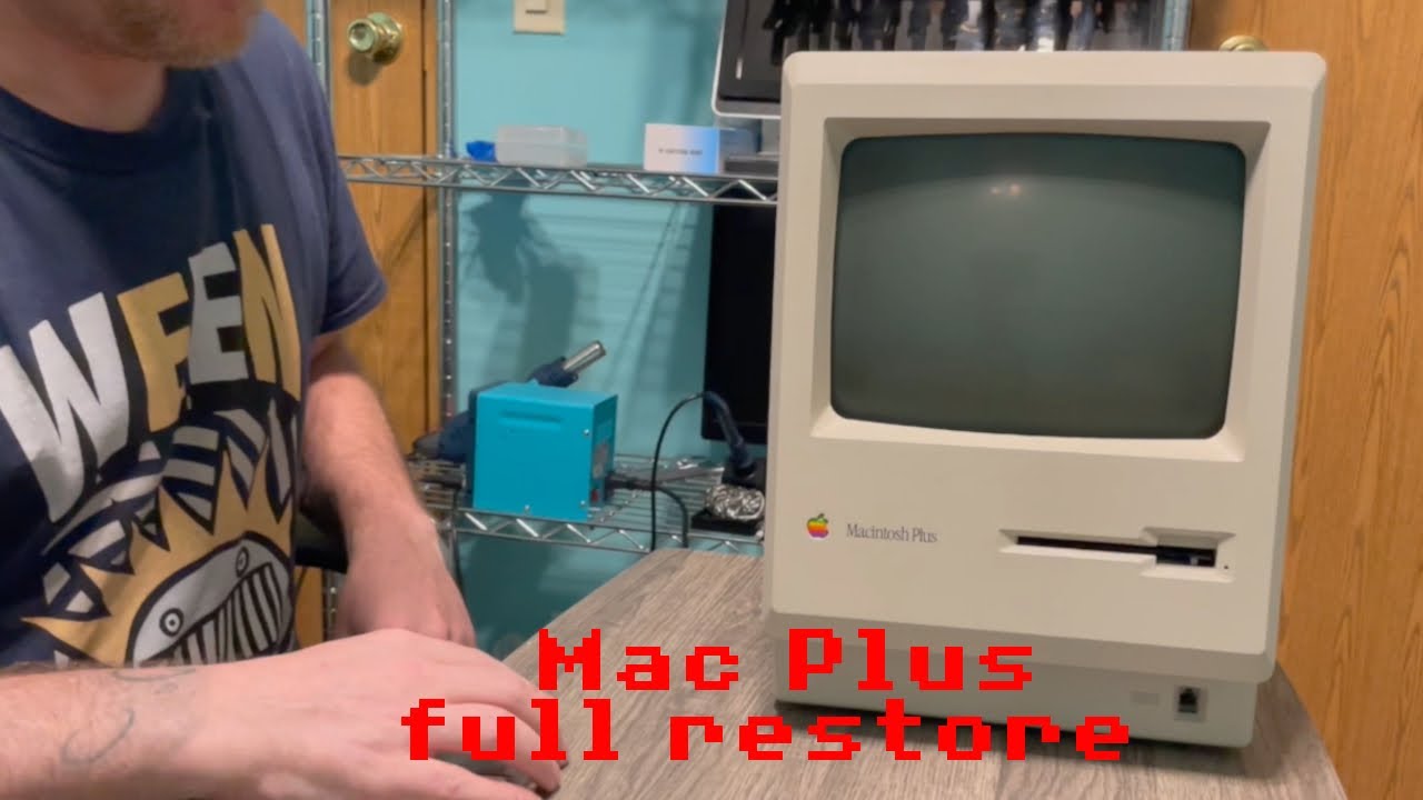A Mac Plus gets a complete make over.