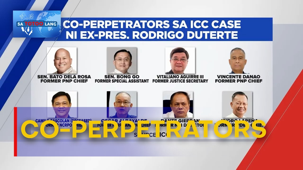 Oplan Double Barrel at Co-perpetrators umano ni FPRRD, iprinisinta sa ICC | Sa Totoo Lang