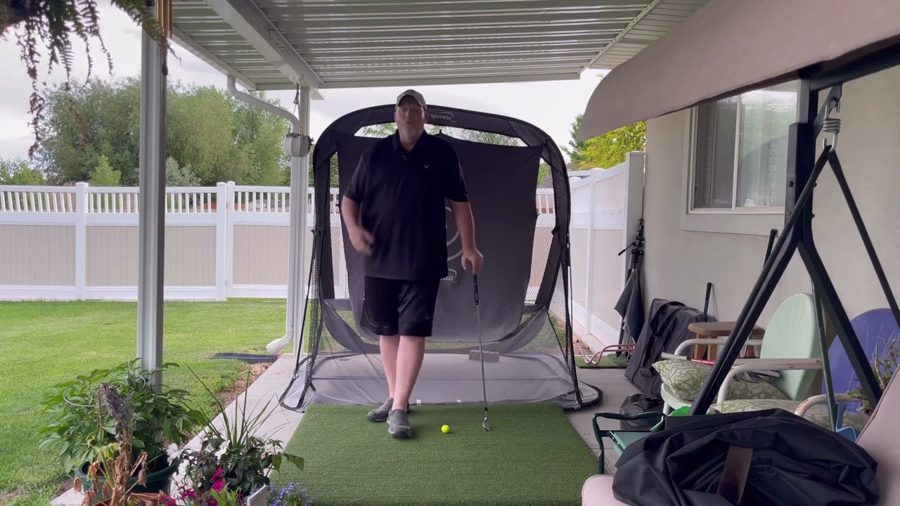 Let the arms fall deliver the clubhead! Don’t think turn! #golfcoach #golfinstruction #golfswing