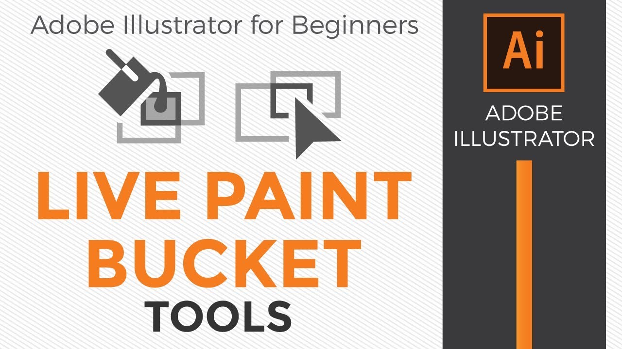 How to Use the Live Paint Bucket Tool and Live Paint Selection Tool in Adobe Illustrator CC