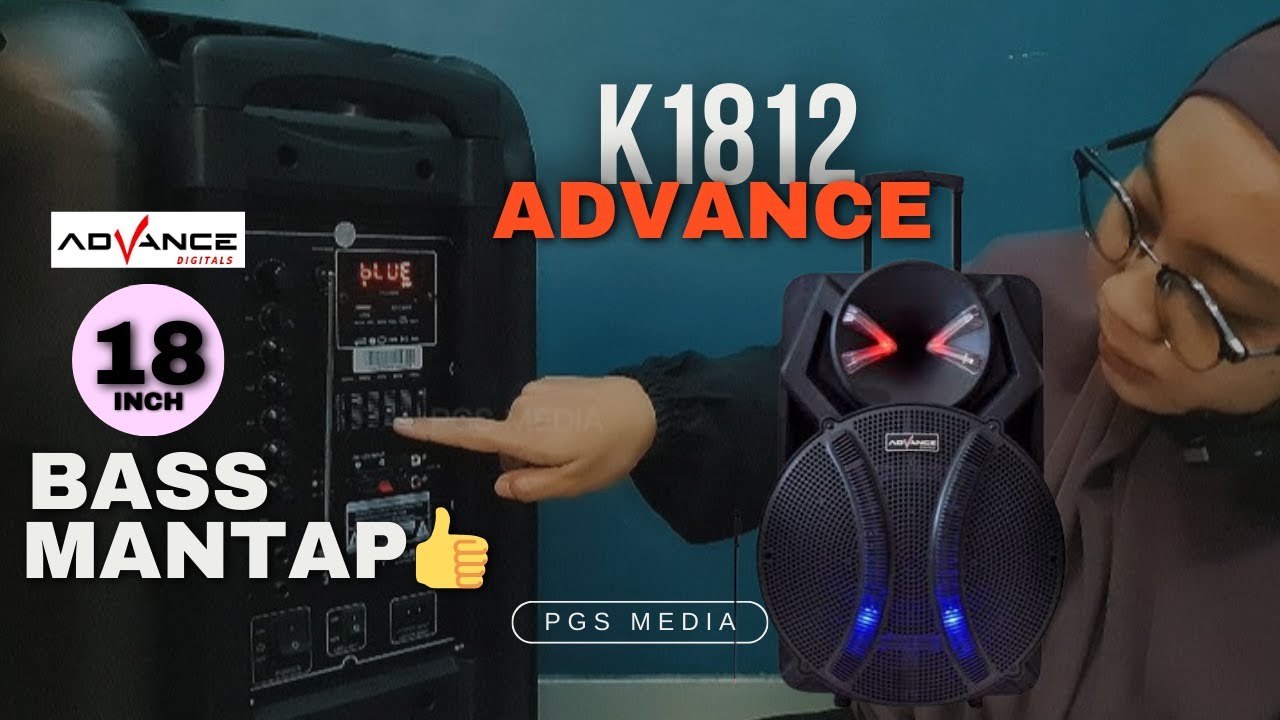 Speaker Portable Advance K1812 Speaker Murah Bass nya mantap #speaker #speakerportable #pusatgrosir