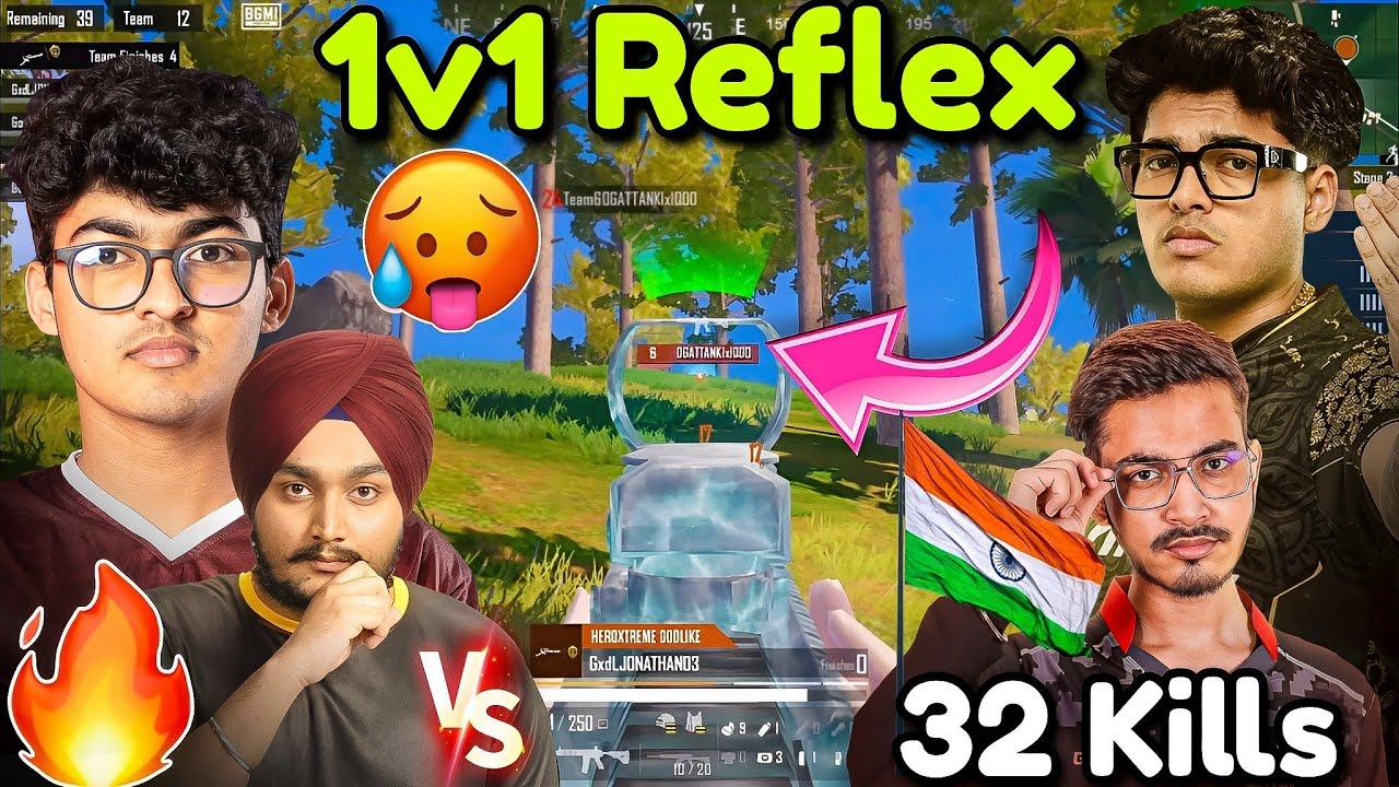 🇮🇳JONATHAN Reflex🥵ADMINO Playing Like Classic 🔥GodL 32 Kills