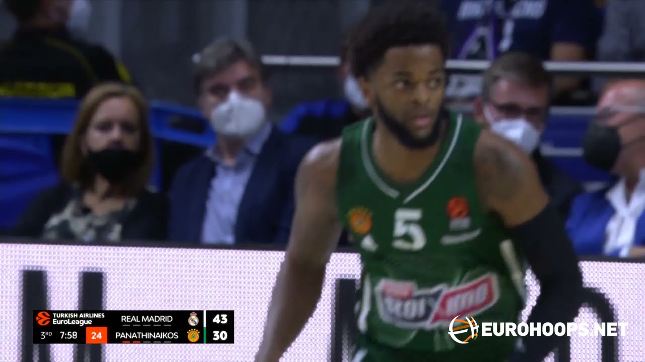 Real Madrid - Panathinaikos OPAP Athens 88-65: Daryl Macon Jr (18 points)