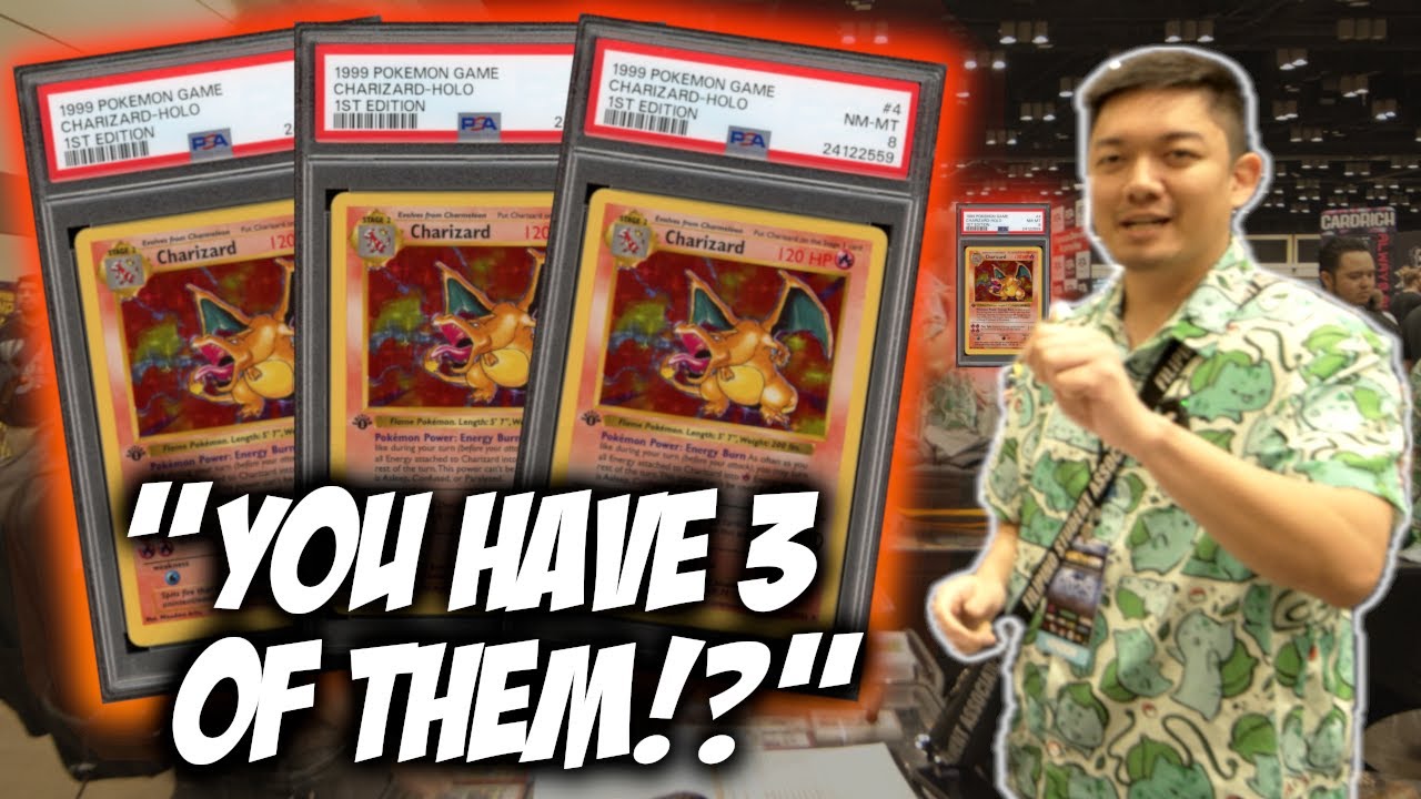 He had MULTIPLE 1st Edition Base Set Charizards! | Orlando Collect-A-Con 2025 Day 1 Pt 2 VENDOR POV