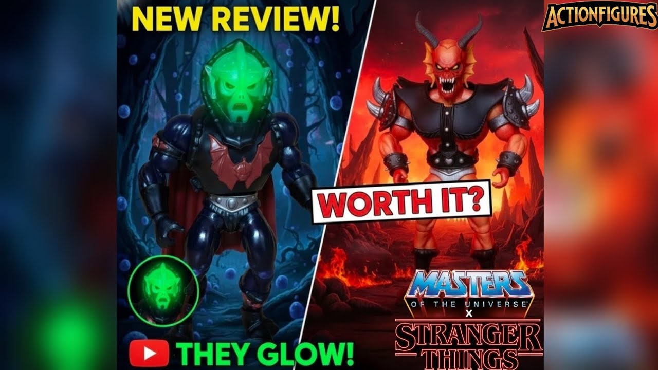 HE-MAN X STRANGER THINGS! Hordak & Hellfire-Man are INSANE! @actionfigures