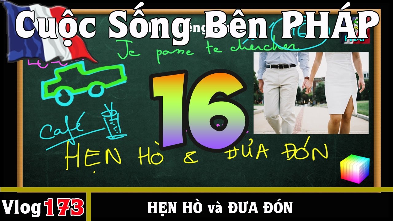 Học Tiếng Pháp # 16 : Những câu HẸN HÒ và ĐƯA ĐÓN - Cuộc Sống Bên PHÁP vlog 173