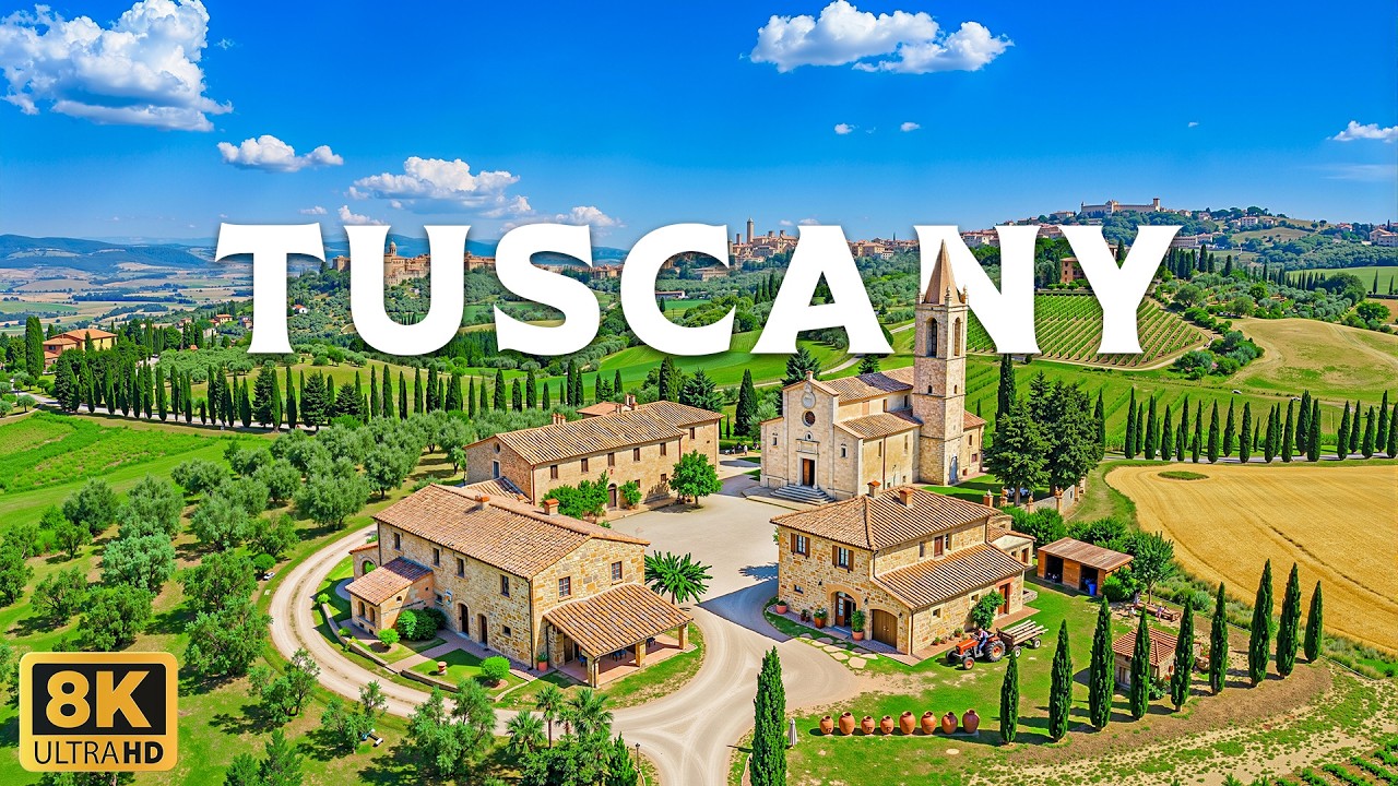 Tuscany 8K | Golden Hour Paradise Across Italy&rsquo;s Most Iconic Landscapes