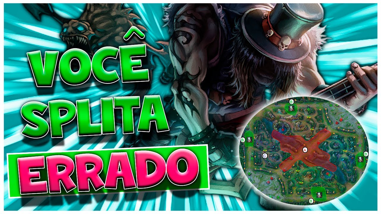 A maneira CERTA de fazer o SPLITPUSH | Análise de Inscrito | League of Legends