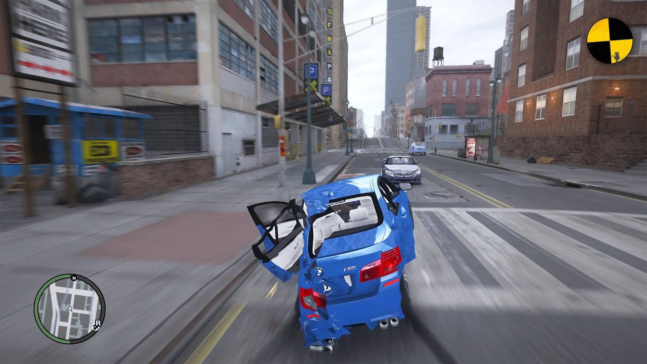 GTA 4 Crash Testing Real Car Mods Ep.72