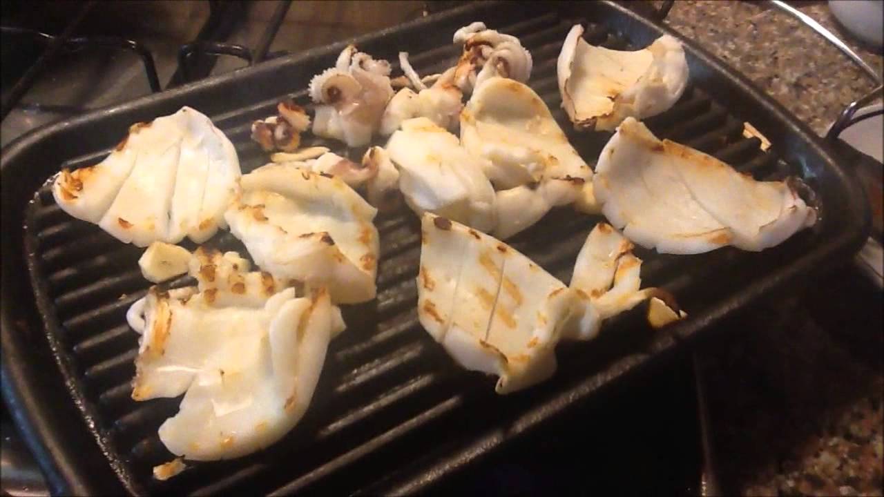 Seppie alla griglia (senza fuorionda)
