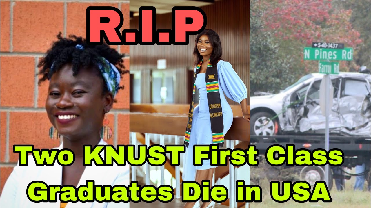 BREAKING: T£ARS FLOW AS TWO KNUST FIRST CLASS GRADUATES D!E IN MOTOR ACC!DENT IN USA🔥