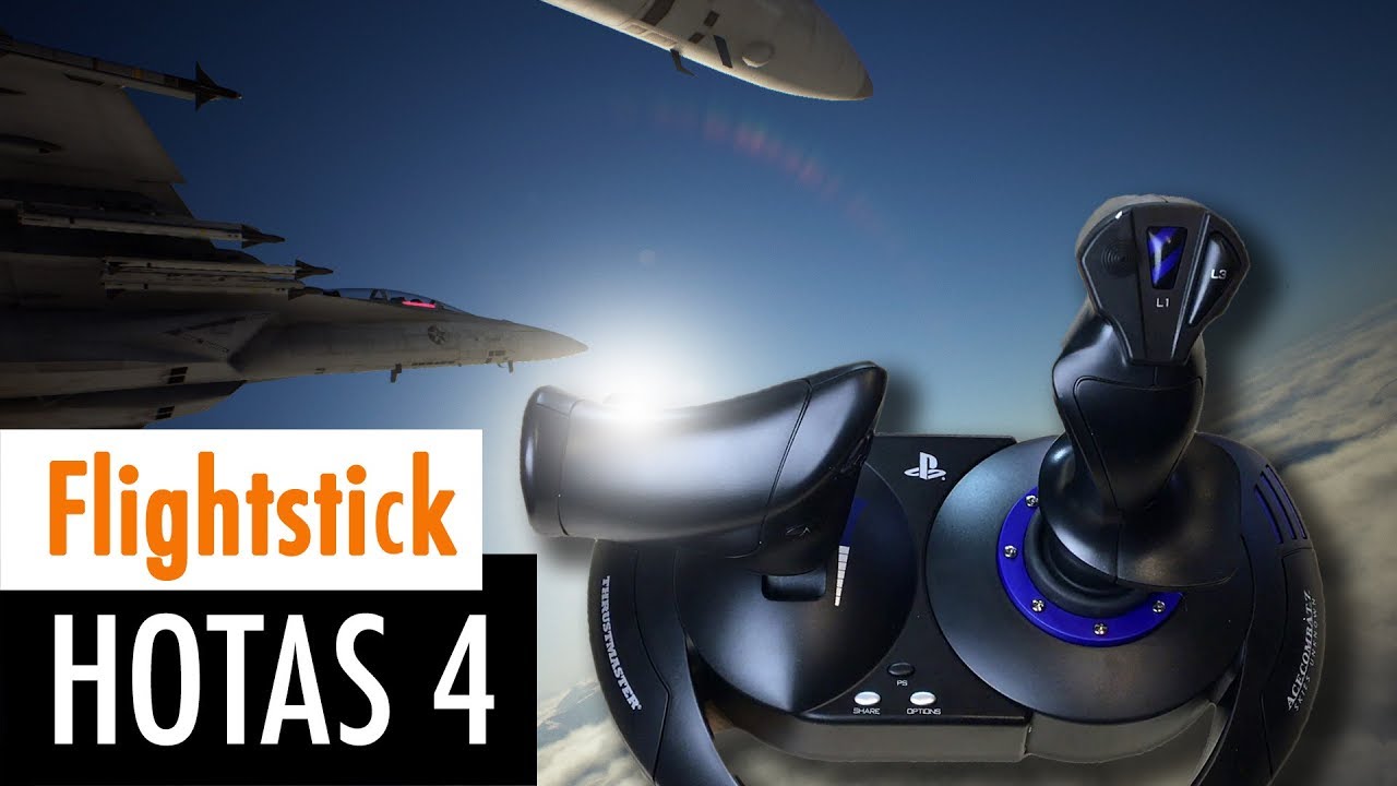 Test: Flightstick Hotas 4 [Ace Combat 7, PS4, Thrustmaster]