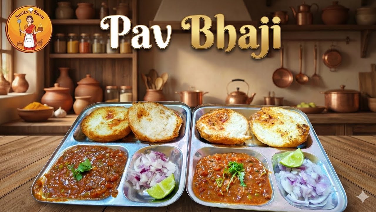Pav bhaji-bilkul asan tarike se ghar pe banaye street style pav bhaji 😋#easyfood #pavbhaji #diy ❤️
