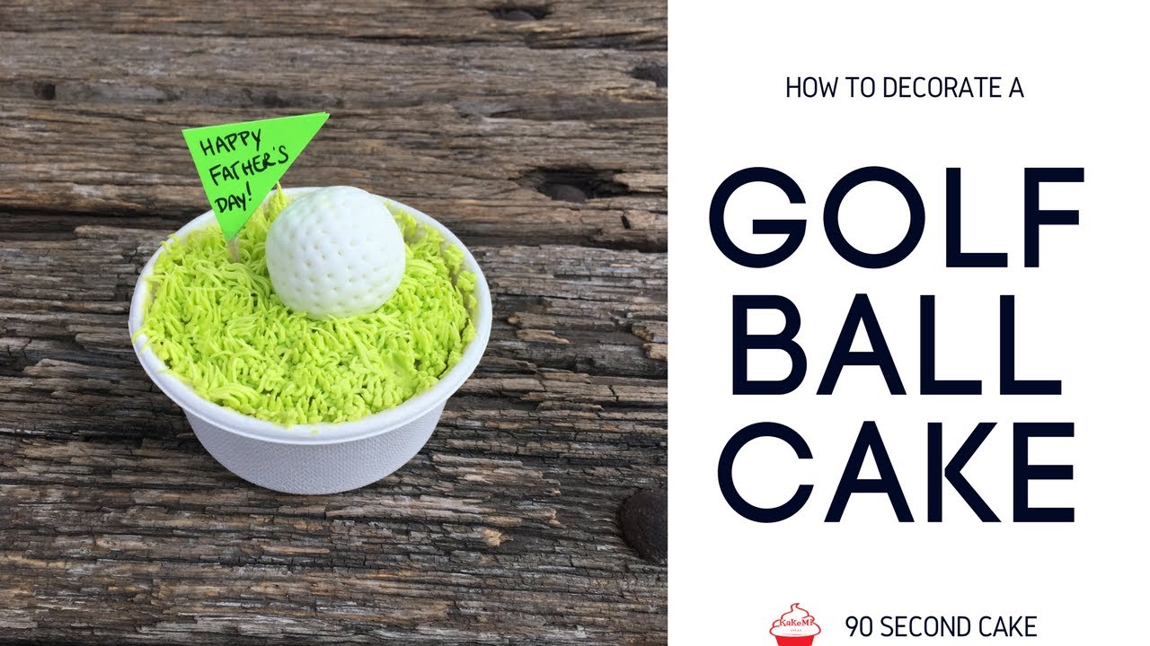 Golf Ball Cake