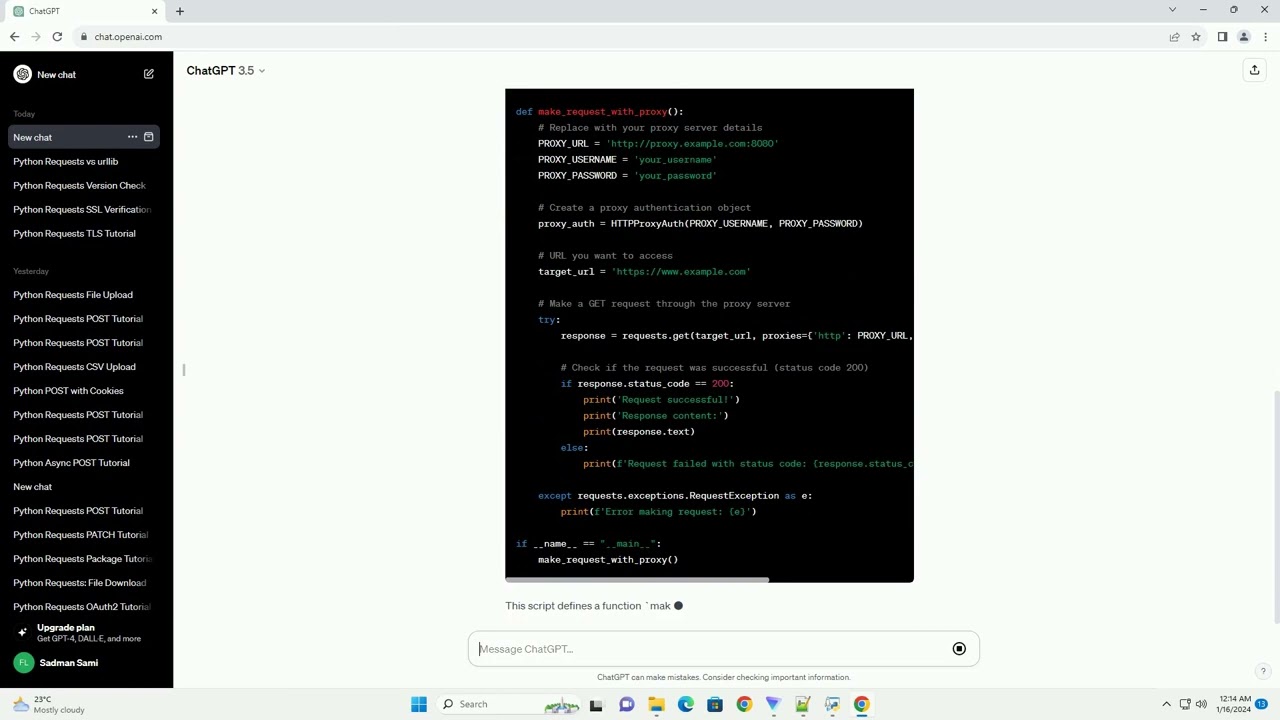 python requests with proxy authentication