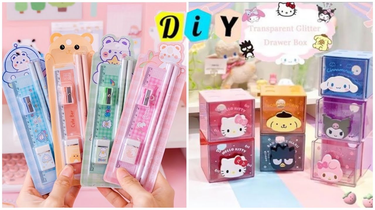 How to make cute Stationery at home | DIY homemade beautiful Stationery | School supplies