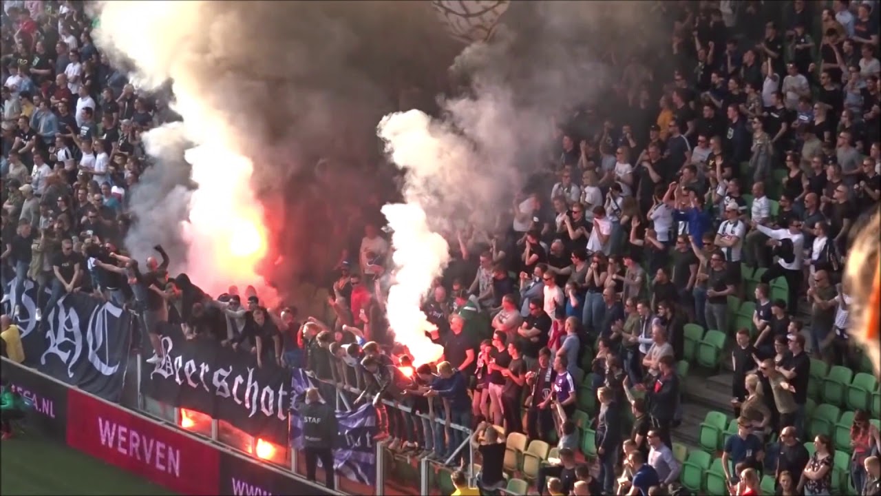 Noordtribune sfeeractie fc groningen 💚💚 seizoen 2018-2019