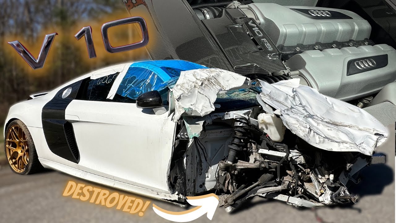 Я купил РАЗРУШЕННУЮ Audi R8 на аукционе подержанных автомобилей