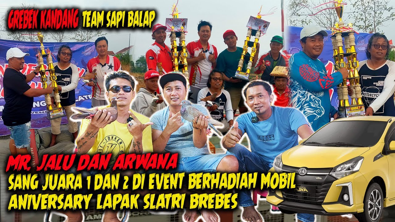 SPEKTAKULER SAB3T JUARA 1 & 2 DALAM AJANG LOMBA EVENT MOBILAN ANIVERSARY LAPAK SLATRI BREBES