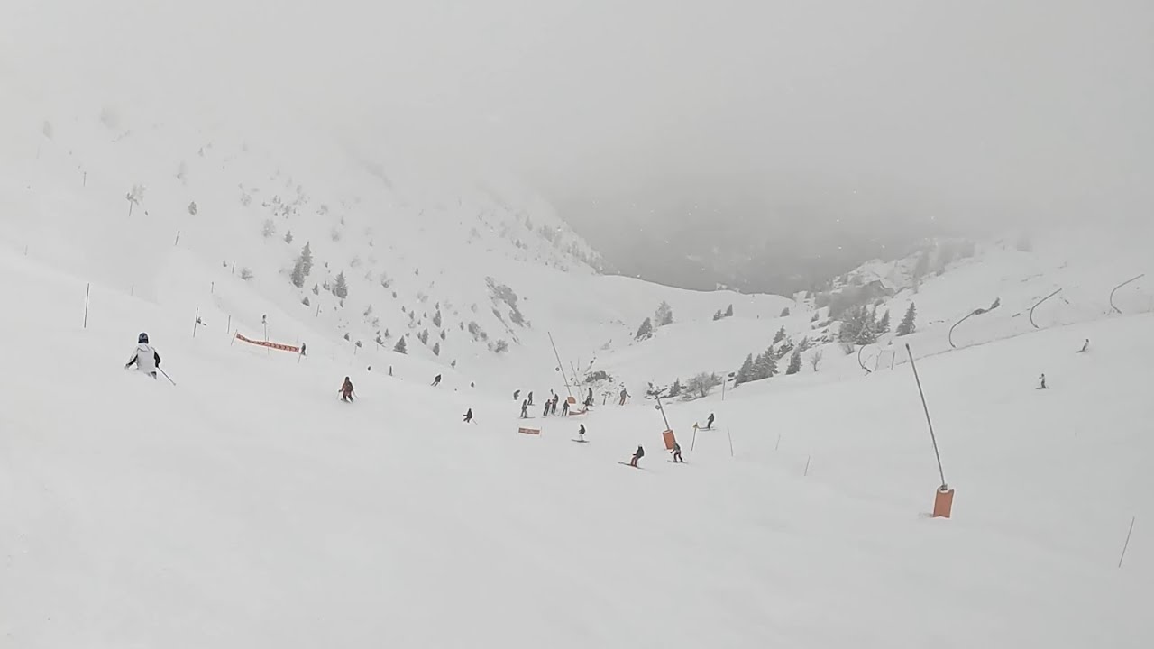 Snowboarding in Alpe d'Huez: Poutran and L'Olmet