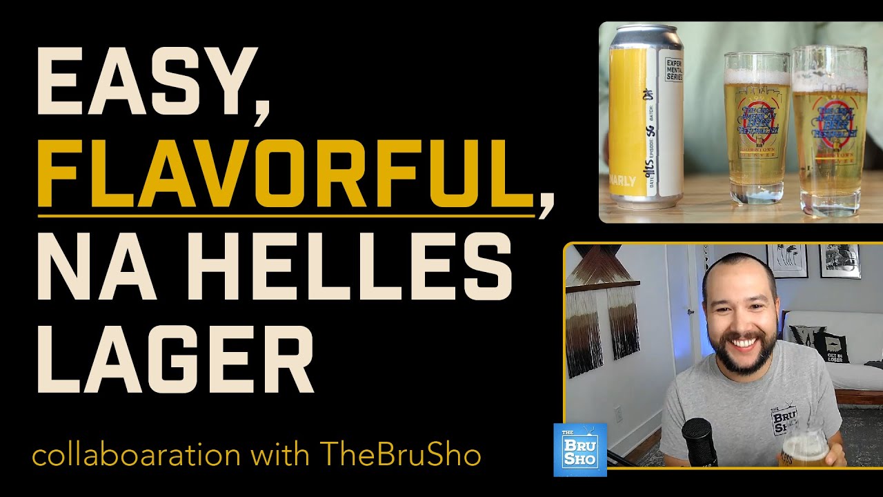 EASY Non-Alcoholic Helles Lager with @TheBruSho  | Make NA Beer | Brewtools B40 | EP54