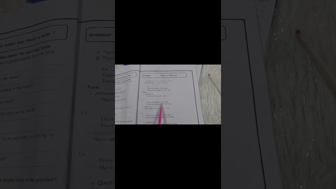 There is and There are /can -can't  (revision -unit 2 ) 8th grade 