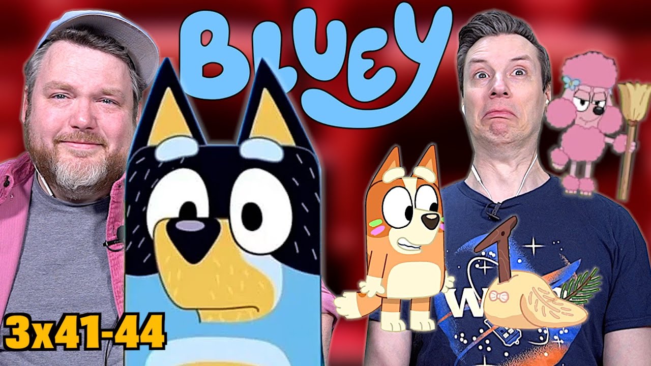 Newish Dad Watches Bluey S3 Stick Bird, Show & Tell, Dragon, & Wild Girls for the First Time