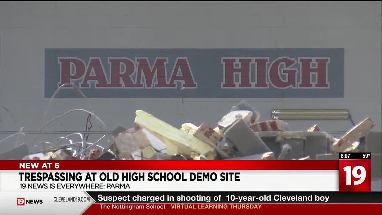 Parma City Schools Superintendent urges people to stop trespassing at high school demolition site
