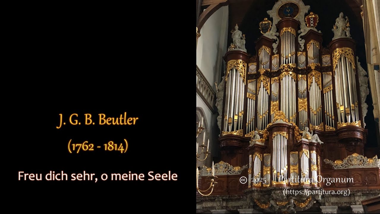 Johann Georg Bernhard Beutler, Freu dich sehr o meine Seele