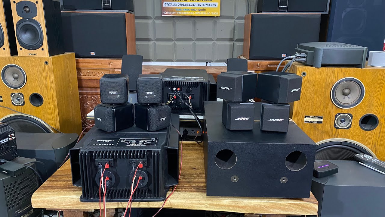 Loa #Bose 2.1 #501X; #501Z -Sub hơi; #PAM-5 - Sub điện #161. Loa đẹp giá tốt. iu alo e 0905.87.49.87