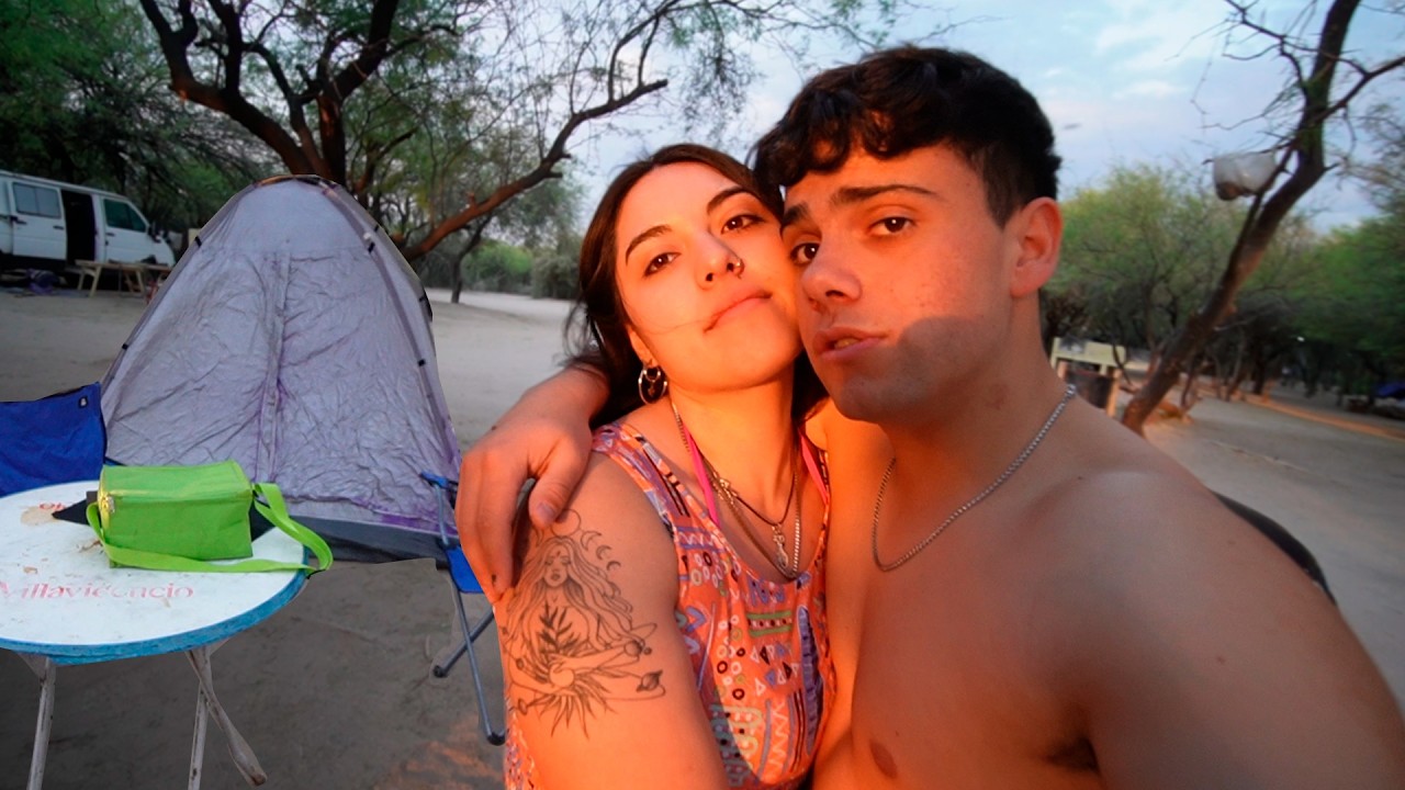 ACAMPANDO CON MI NOVIA EN UN PARQUE TERMAL