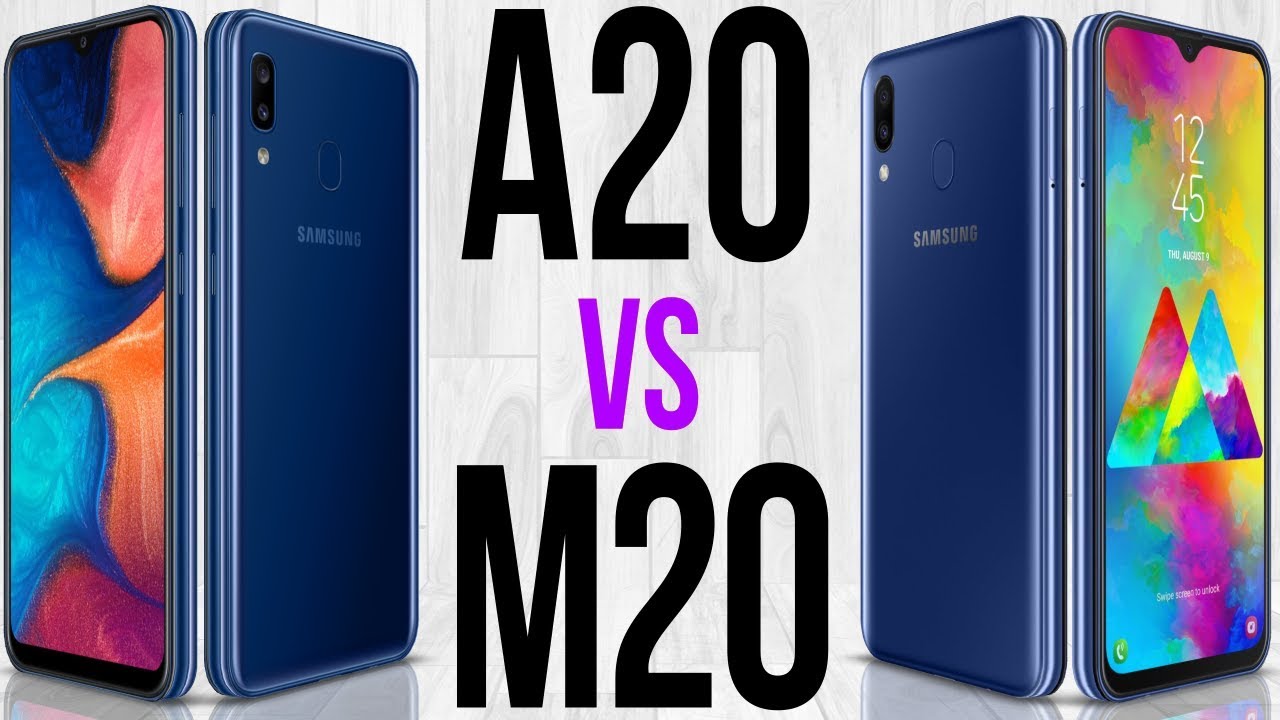 A20 vs M20 (Comparativo)