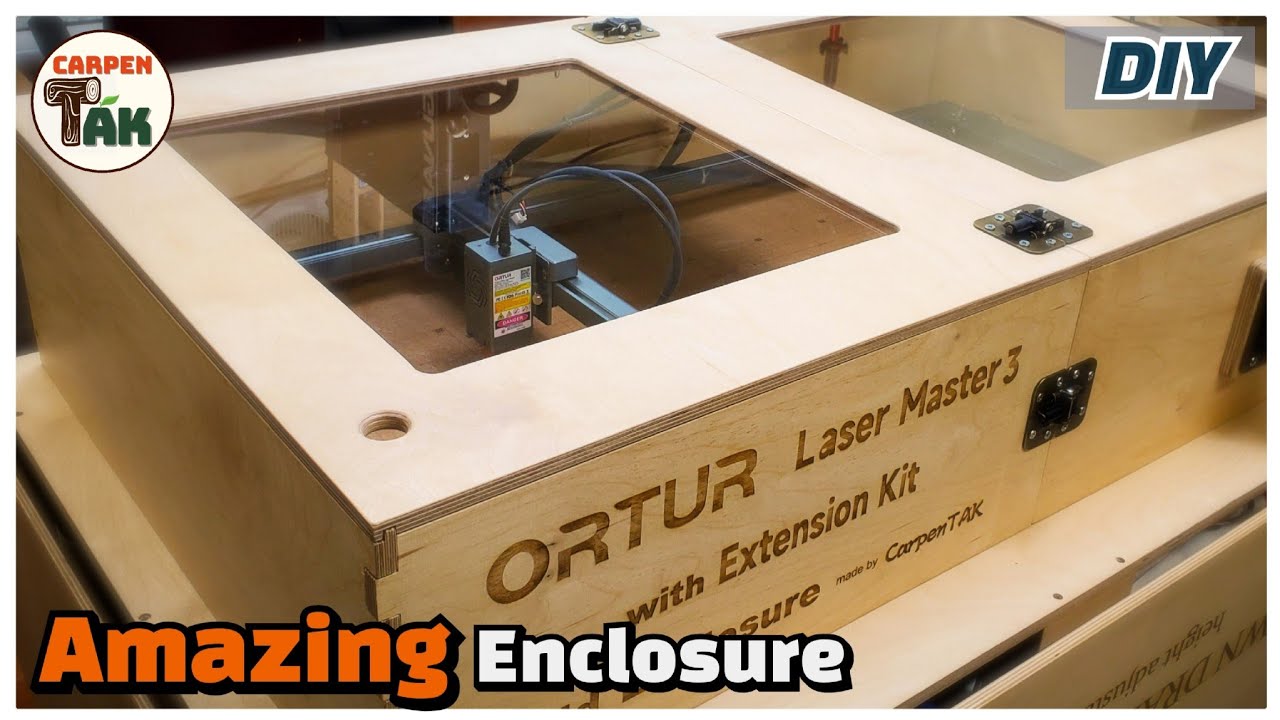 ⚡[DIY] Новый корпус для ORTUR Laser MASTER 3 + Комплект расширения (Полная сборка) /Деревообработка✅