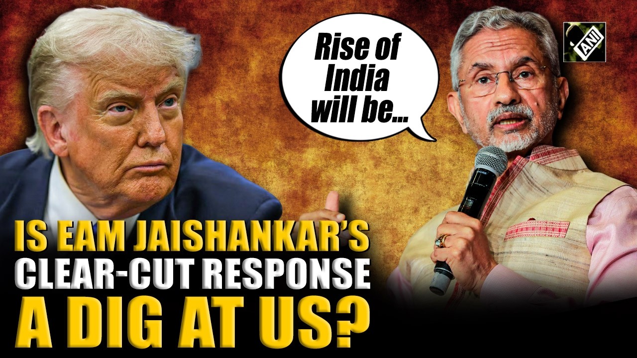 ‘Rise of India will be determined by India…’ Did S Jaishankar take a dig at US?