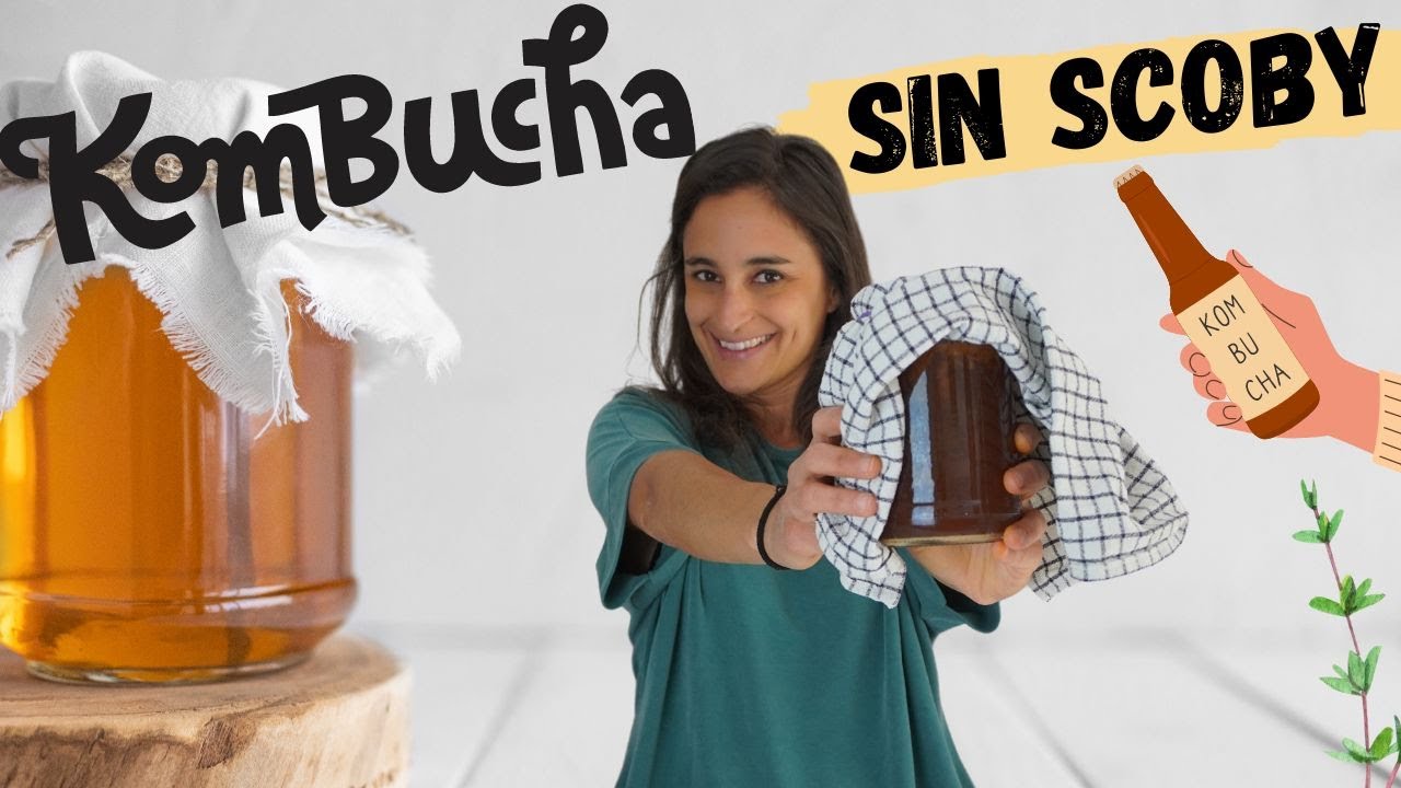 Hacer KOMBUCHA SIN SCOBY desde cero en casa