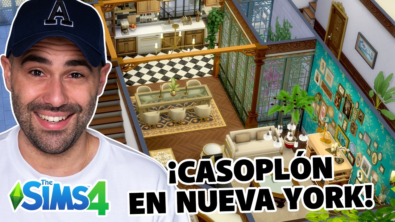 ¡CASOPLÓN en la Calle Nueva York! 🏢 Construyendo en los Sims 4
