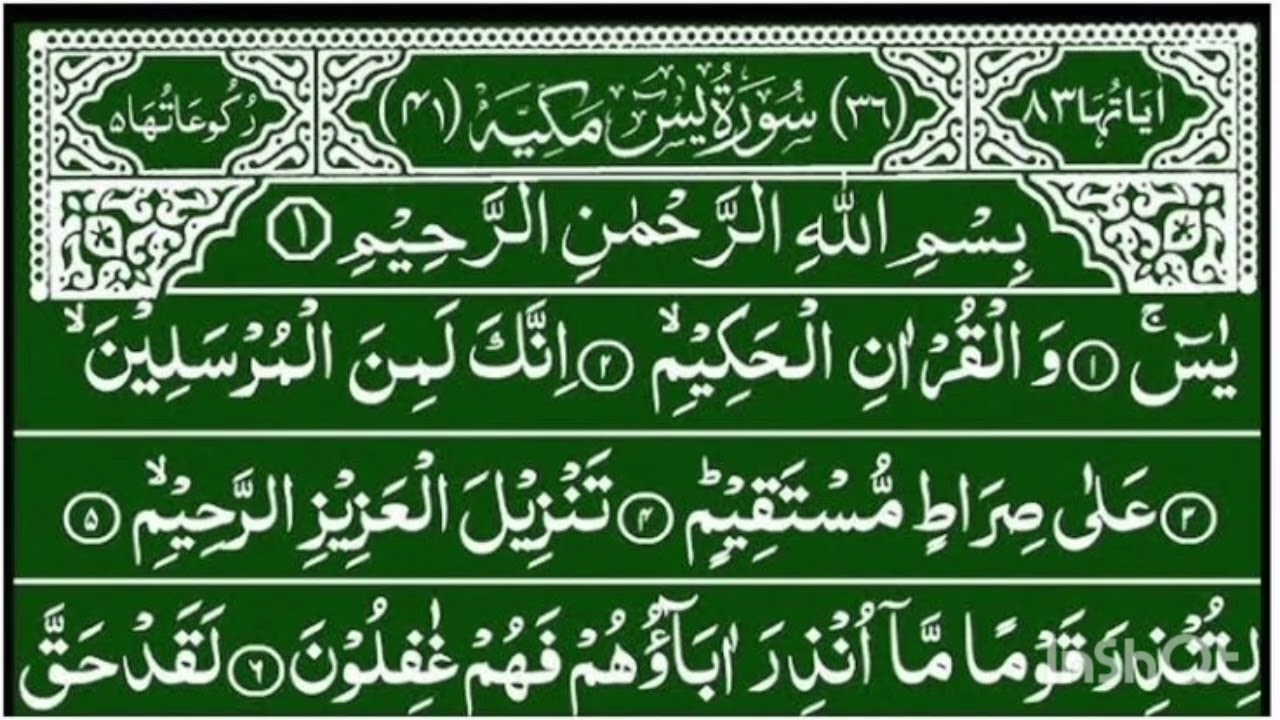 Surah yaseen sunne ke fayede surah yaseen sunne se ghar me barkat hoti hai 