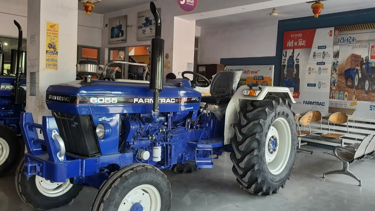 farmtrac 6055 center gear (8+2) new model launched in june 2021