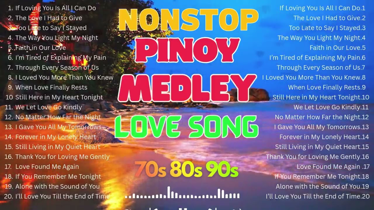 Slow Rock 💕 Love Songs 70s 80s 90s || Nonstop Slow Rock Pinoy Medley Best Lumang Tugtugin