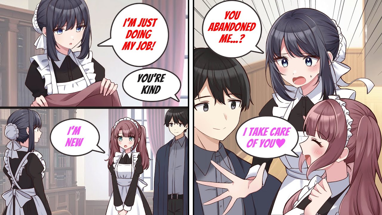 A cute maid is scary to me but she changed when I hired a new cute maid［Manga dub］