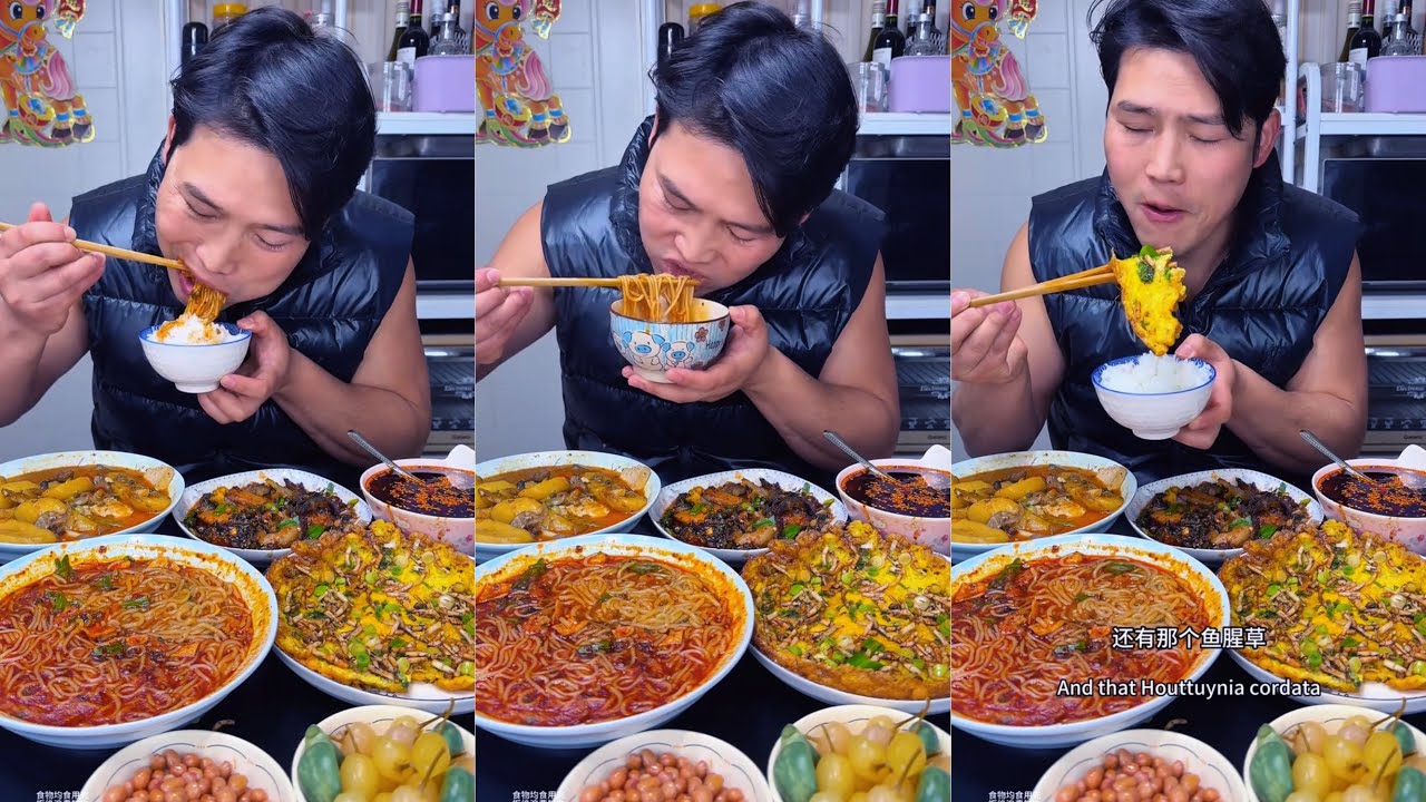 Ultimate Morning Mukbang: 7 Delicious Dishes with Fried Eggs & Braised Pork | Eat Food YT