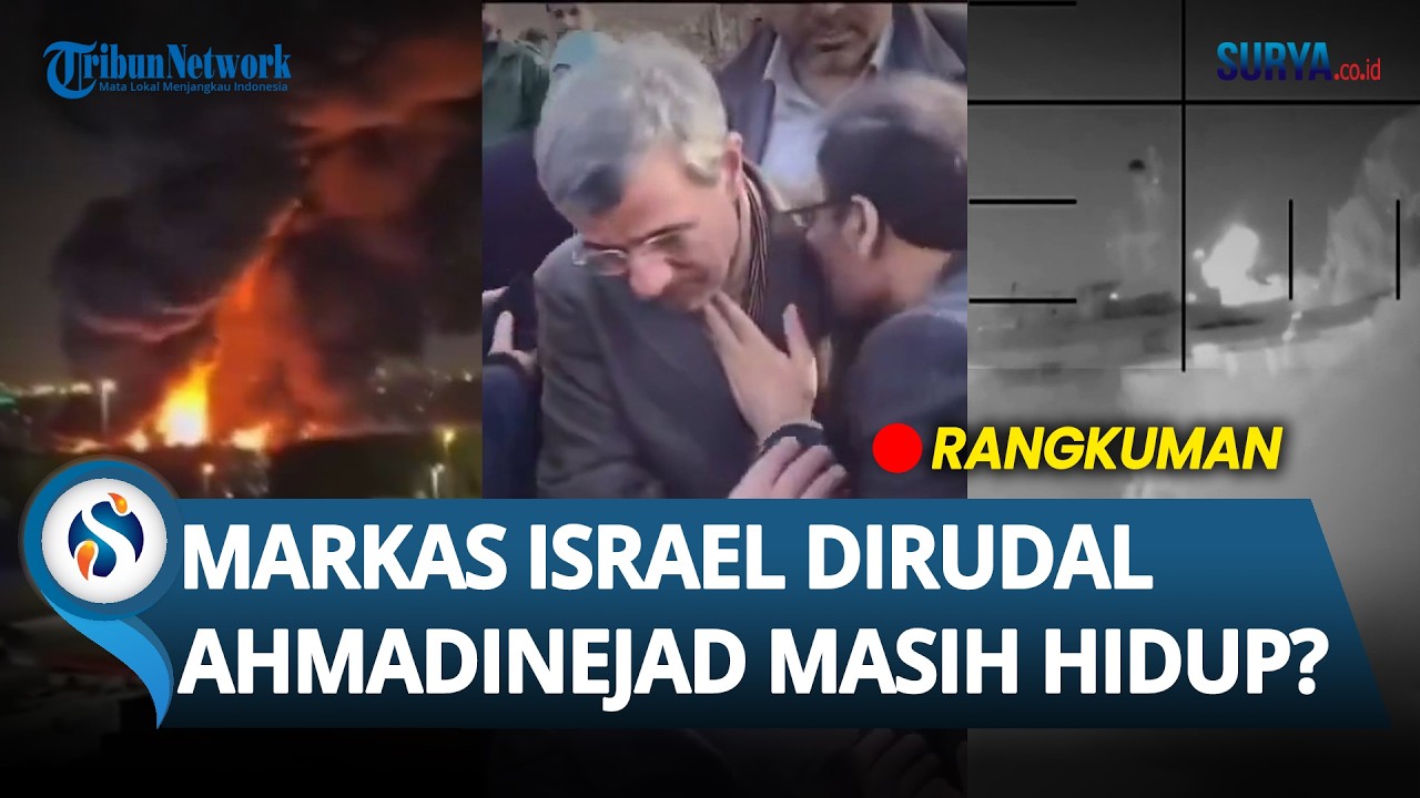 🔴RANGKUMAN IRAN VS AS: Markas Israel Dihujani Rudal, Ahmadinejad Masih Hidup, Tel Aviv Mencekam!