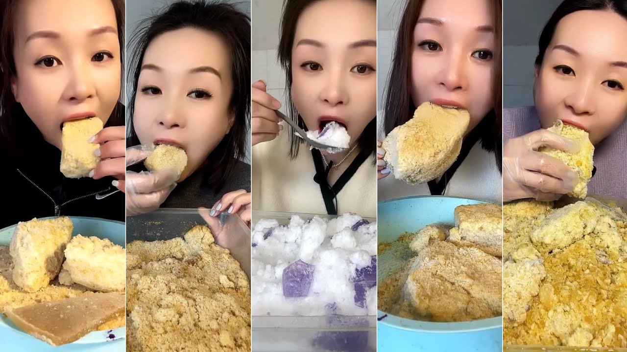 ASMR ice cake eating part 6 new