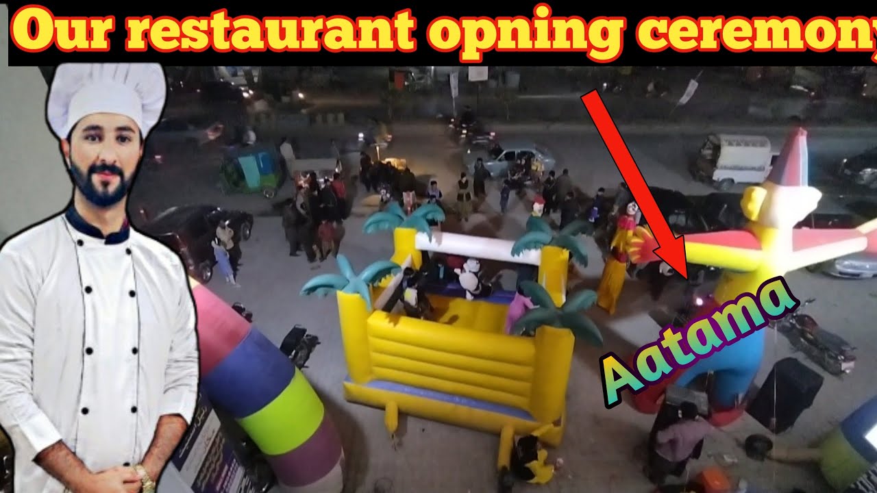 Our restaurant opning ceremony || Aatama pizza and fastFood || toseef diary