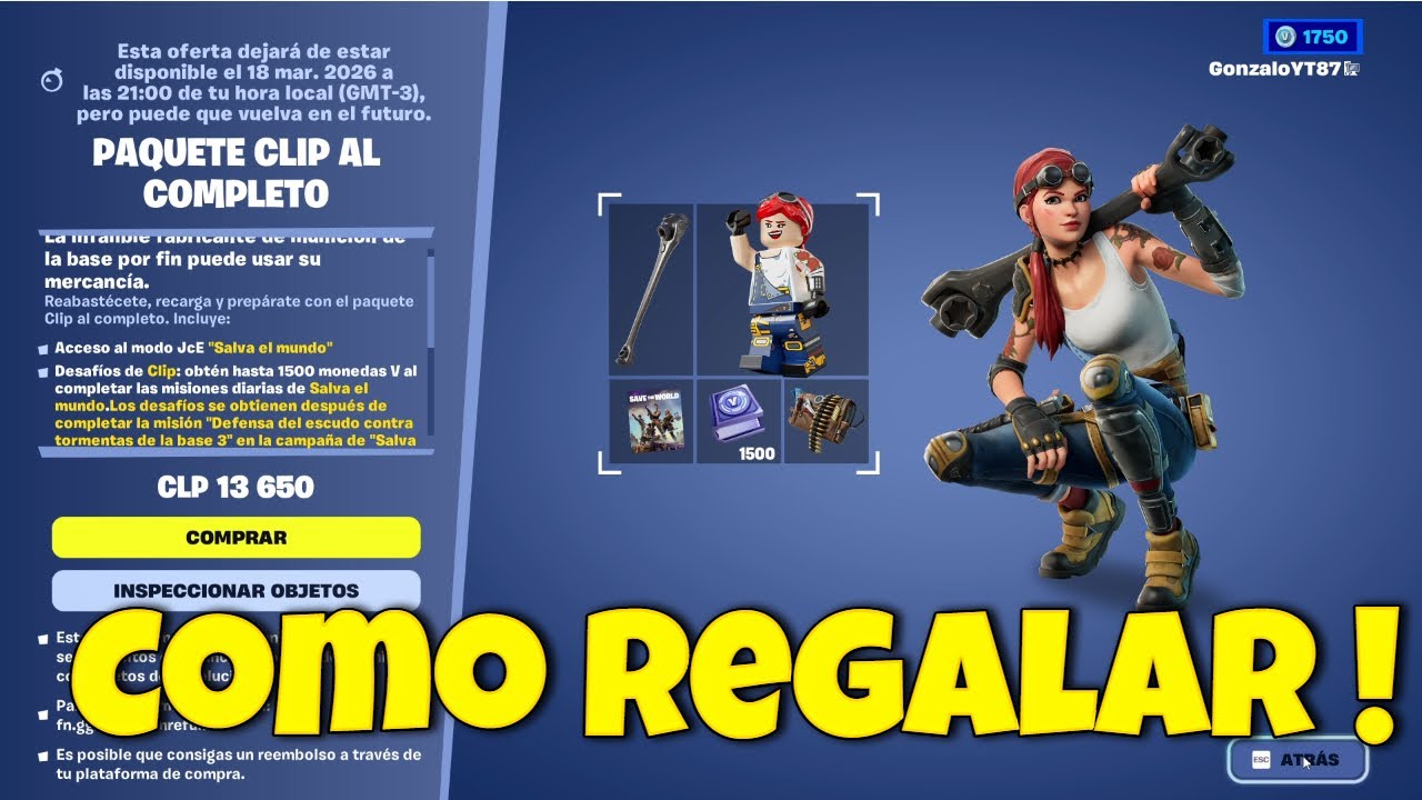 COMO REGALAR LOTES O PAQUETES EN FORTNITE 🎁😱