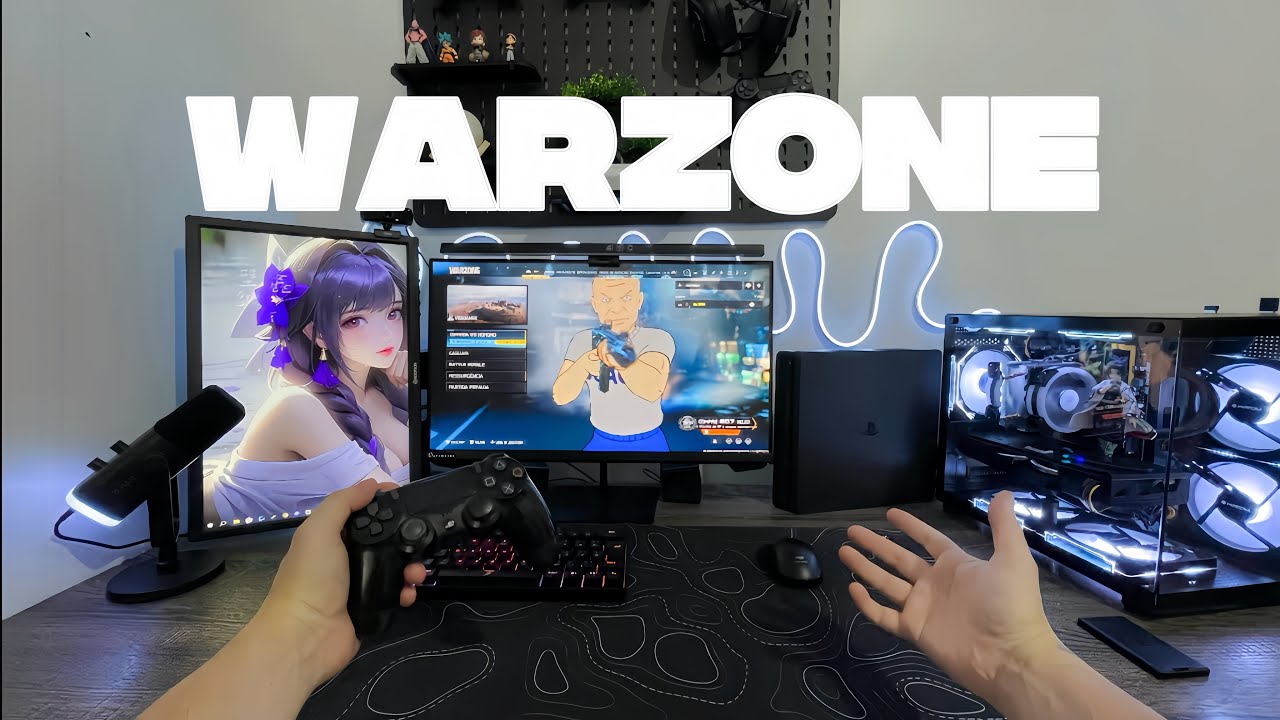 UM DIA JOGANDO WARZONE NO MEU PRIMEIRO CONSOLE - PS4